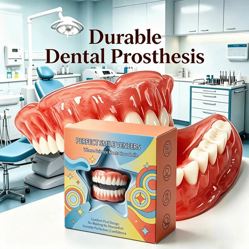Outdoor Use Silicone Simulation Dentures for Natural Smile - 3