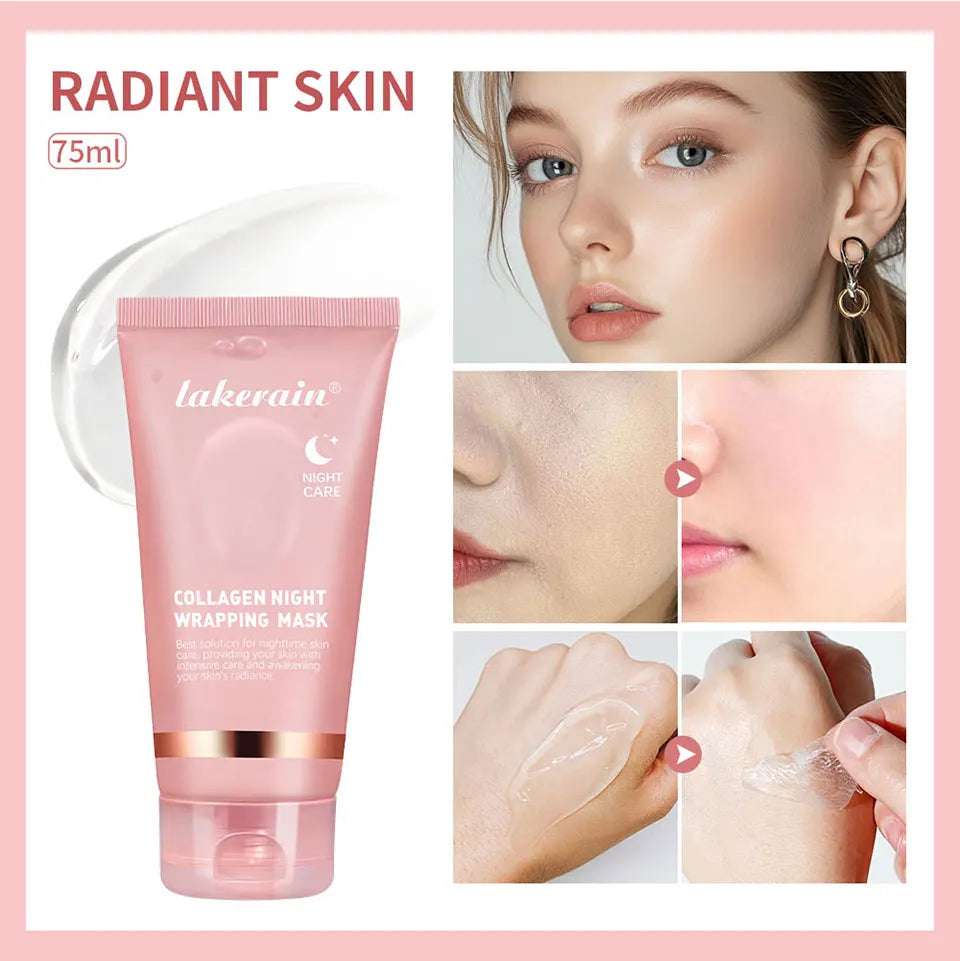 Daily Skincare Routine Collagen Jelly Cream and Peel Off Mask Set - 8