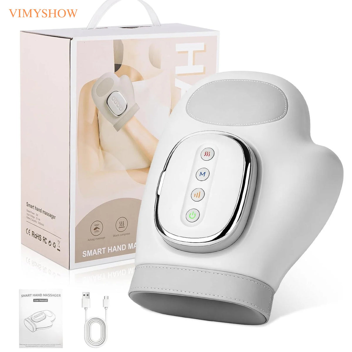 Daily Relaxation Hand Massager with Heat and Air Compression
