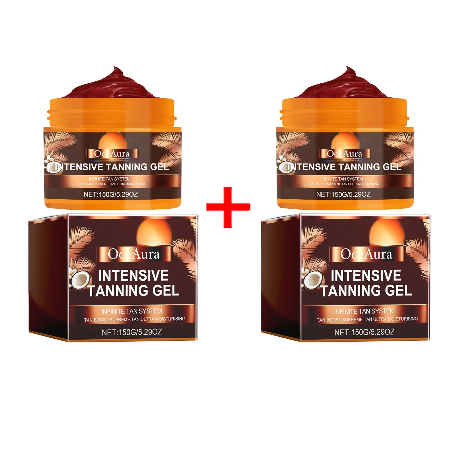 Beach Day Tanning Gel for Fast Dark Skin Melanin Booster and Hydration - 12