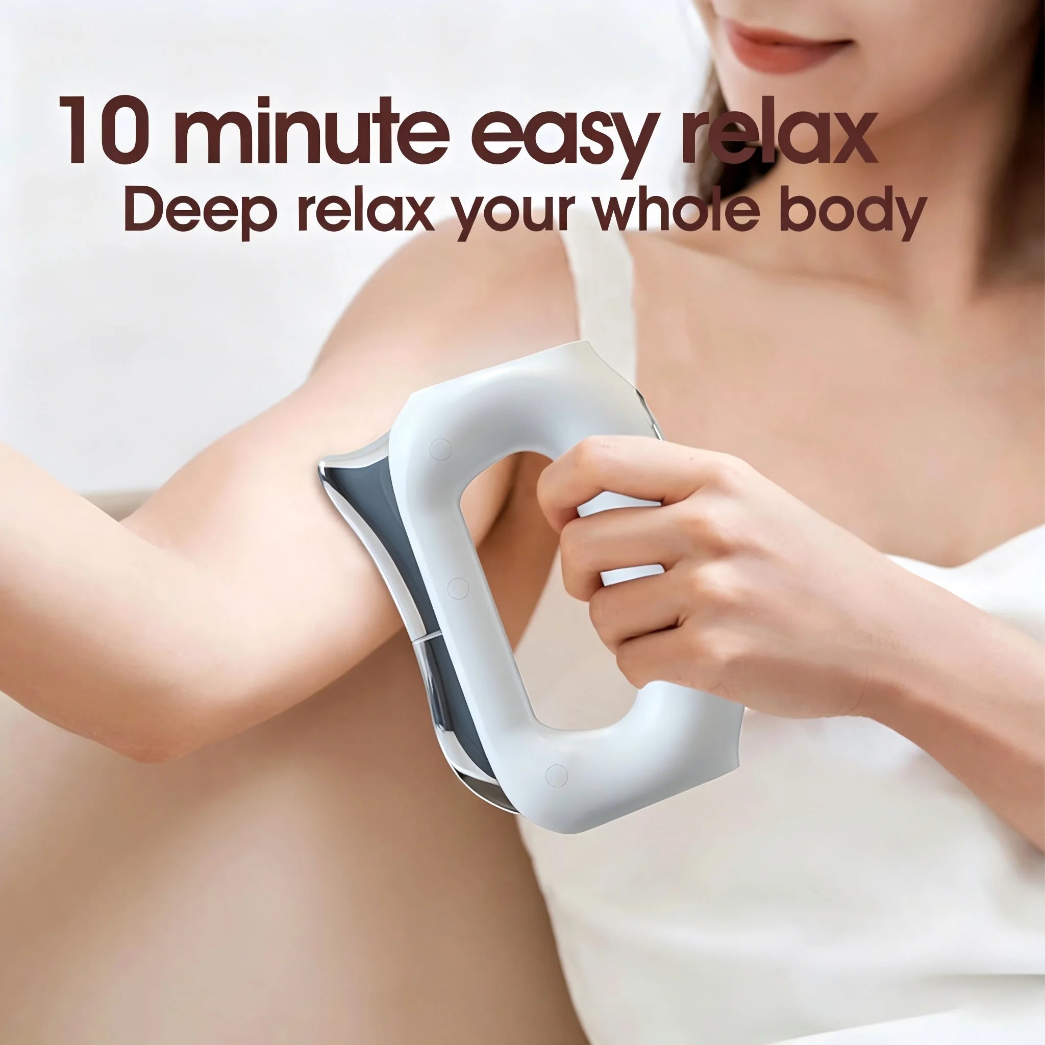 Home Body Muscle Relaxation Electric Fascia Knife Vibration Massager Tool - 10