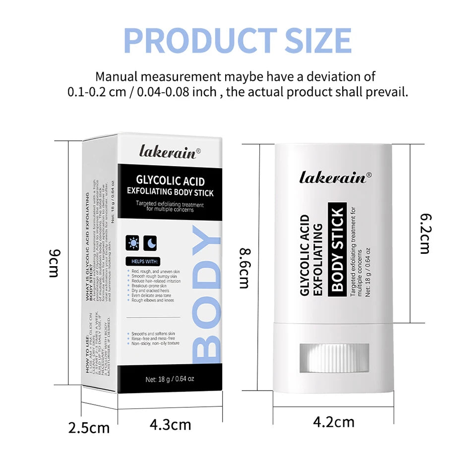 Daily Skincare Exfoliating Body Stick Lotion for Smooth Skin Care - 17