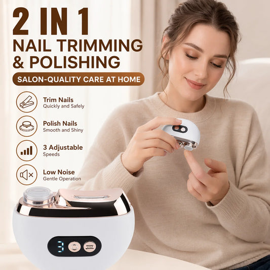 Home nail care electric nail clipper for smooth and safe trimming
