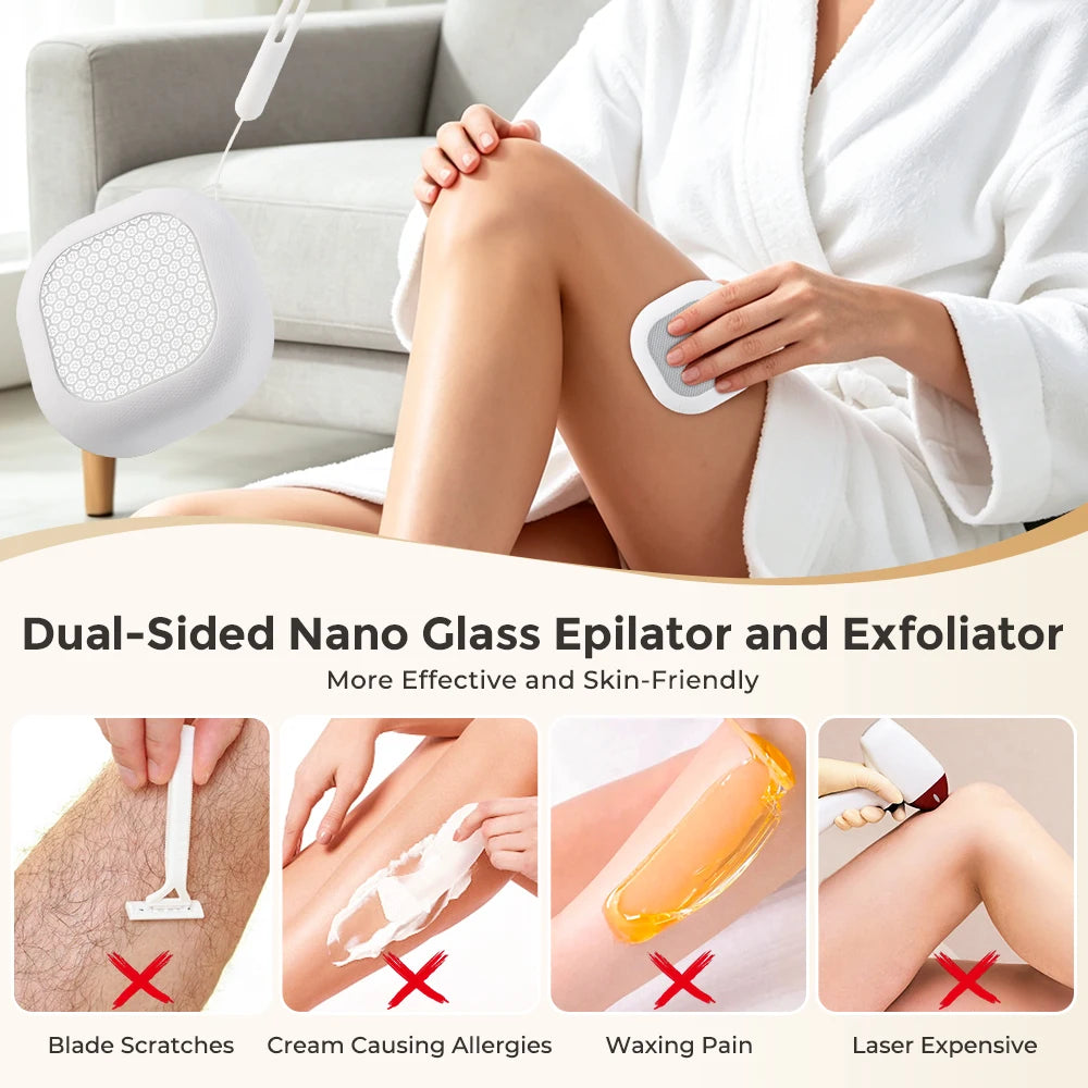 Bathroom Facial Hair Remover Glass Epilator for Smooth Skin Care