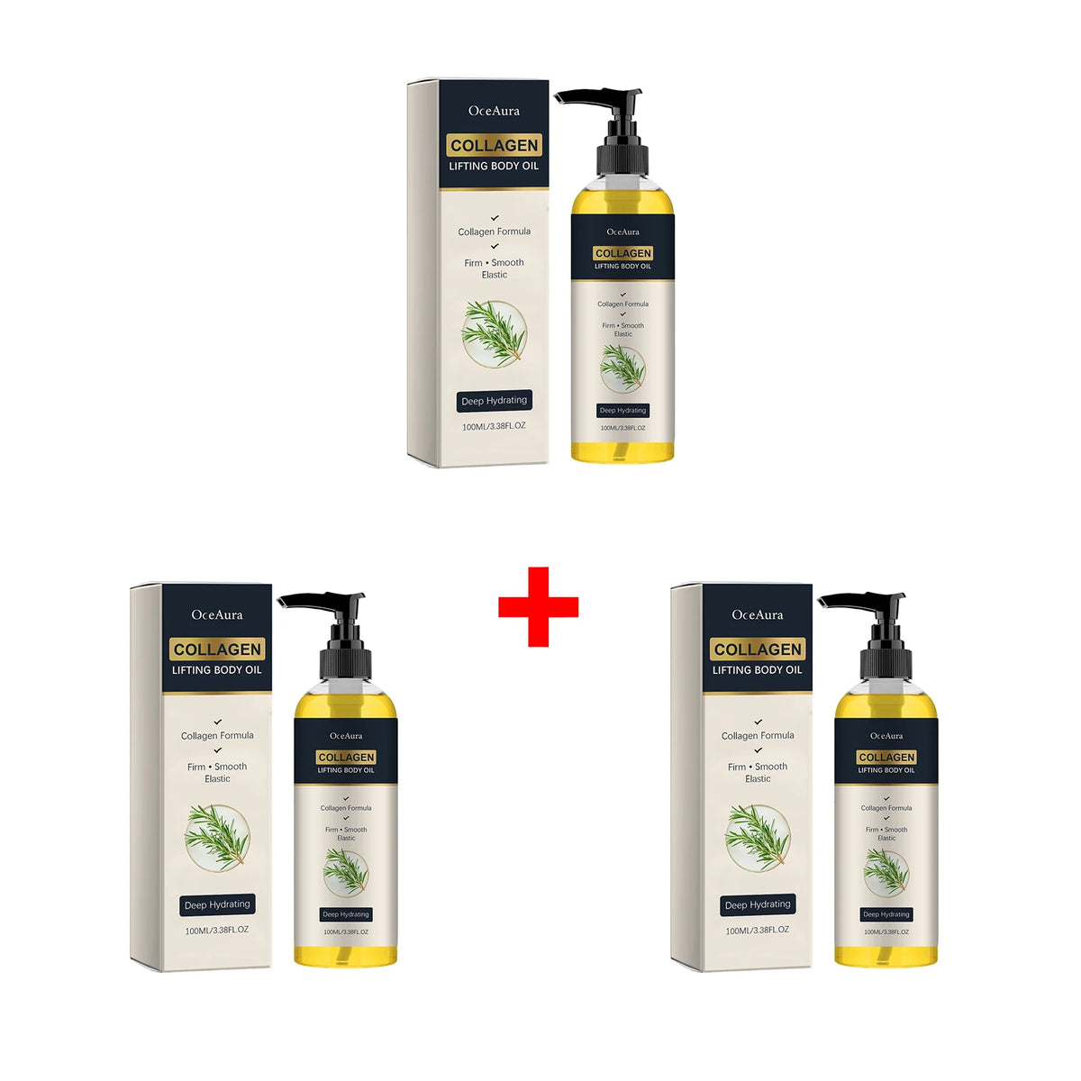 Dry Skin Body Care Collagen Lifting Body Oil for Deep Hydration & Firming