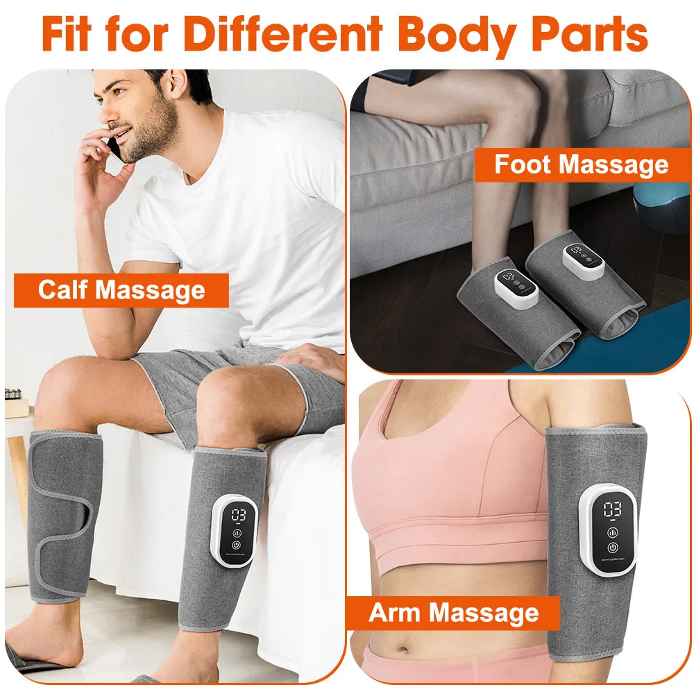At Home Wireless Air Pressure Calf Massager for Deep Muscle Relaxation - 17