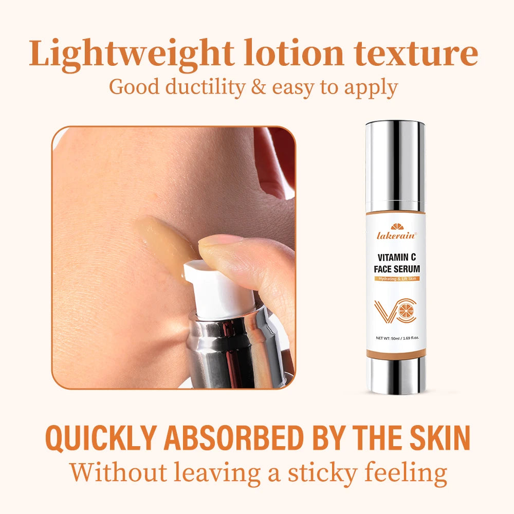 Daily Face Care Vitamin C Serum for Brightening and Hydrating Skin
