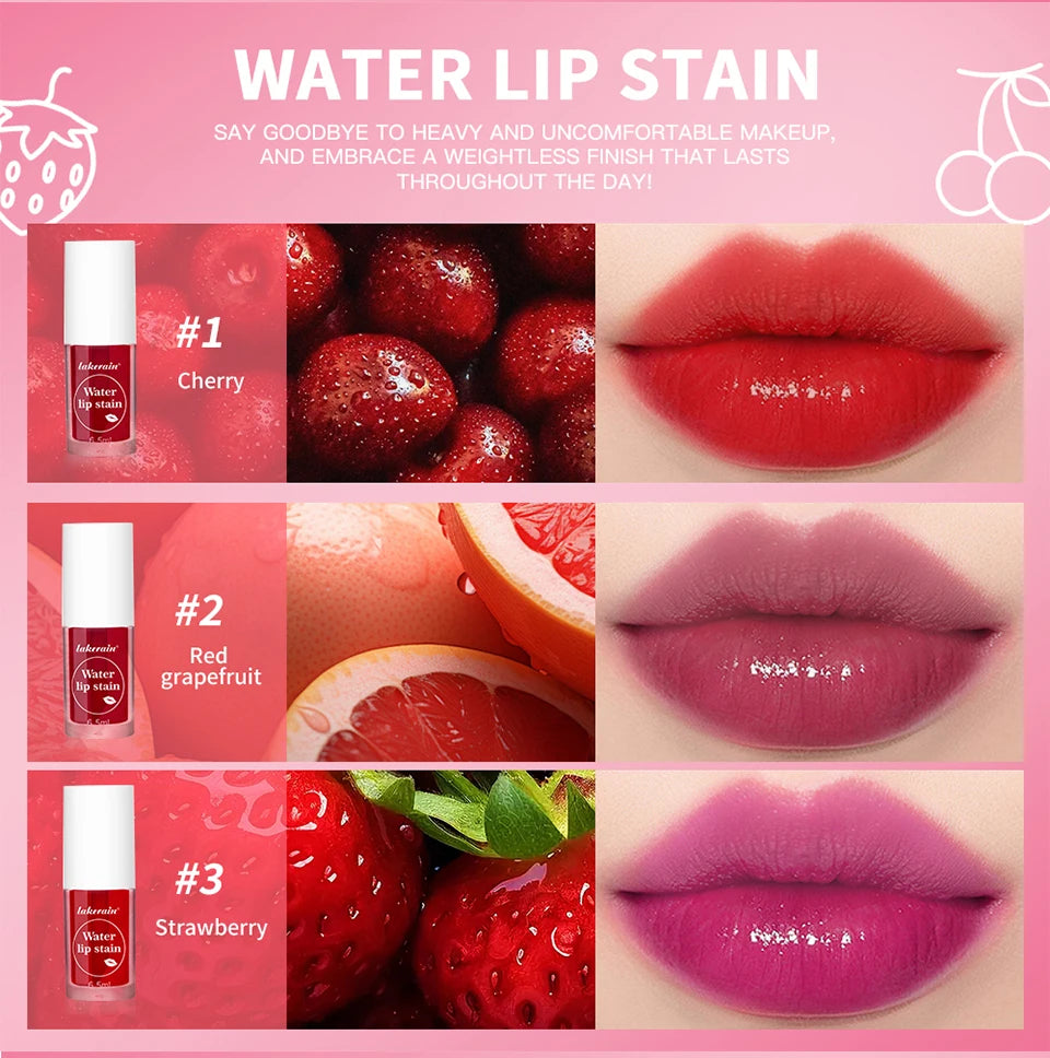 Daily Makeup Routine Lip Tint Stain For All-Day Wear And Hydration
