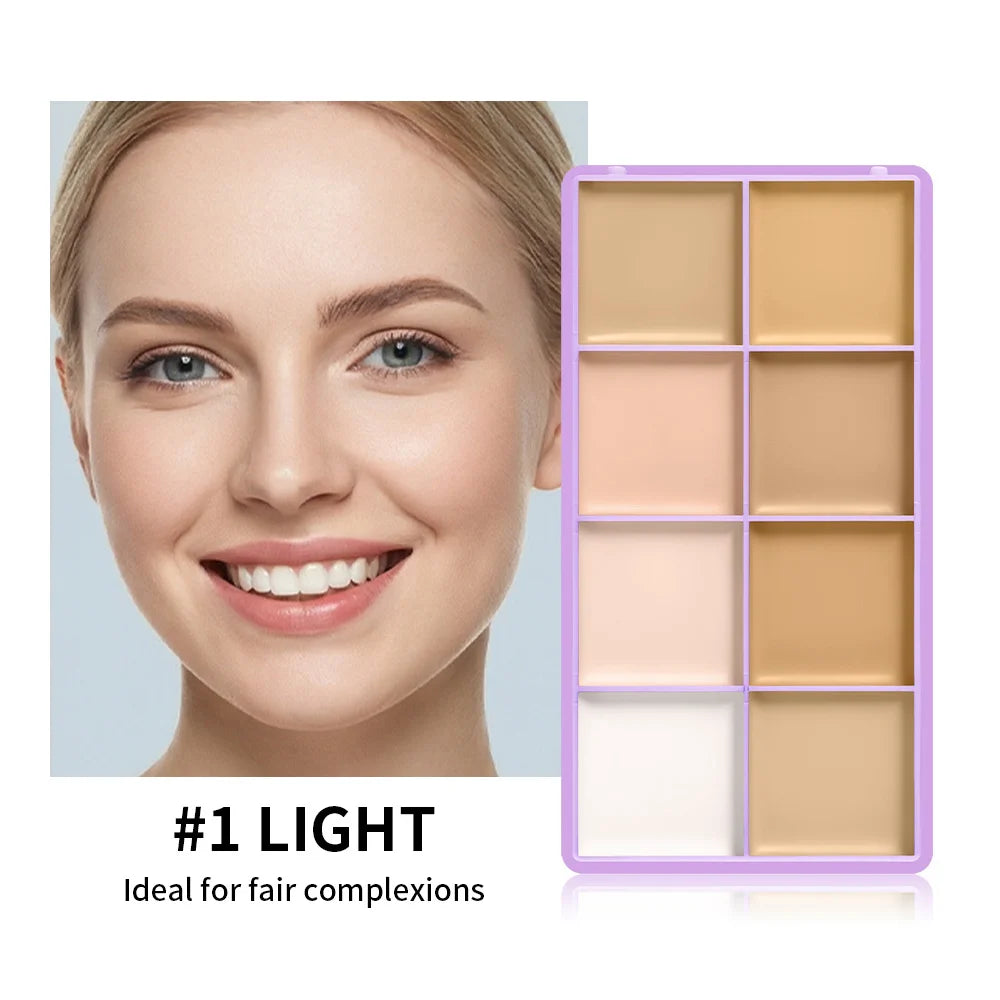 Daily Makeup Routine Cream Concealer Palette for Flawless Coverage