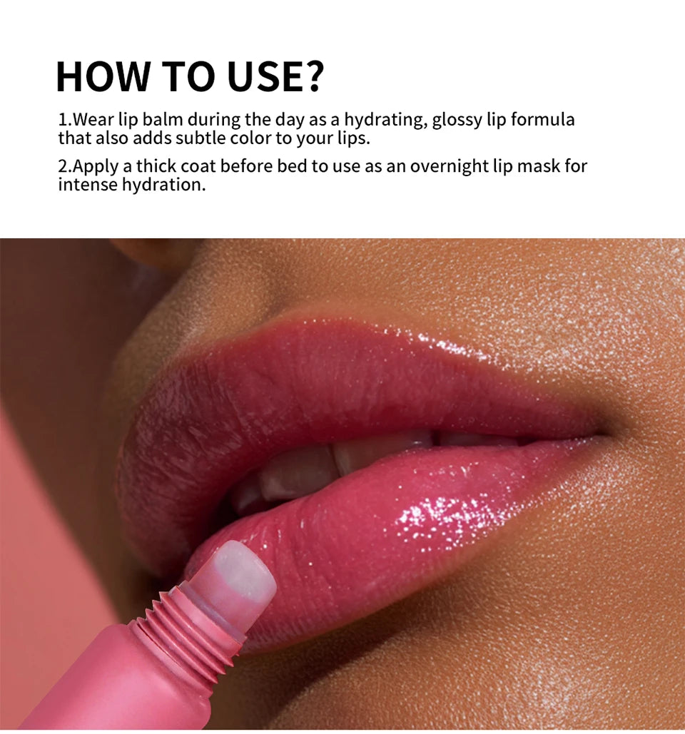 Daily Makeup Lip Gloss With Keychain For Long Lasting Hydrating Care