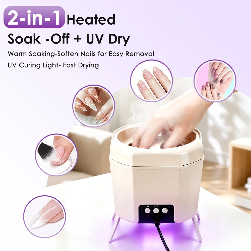 Home Manicure Nail Dryer and Gel Polish Remover for Fast Drying Care