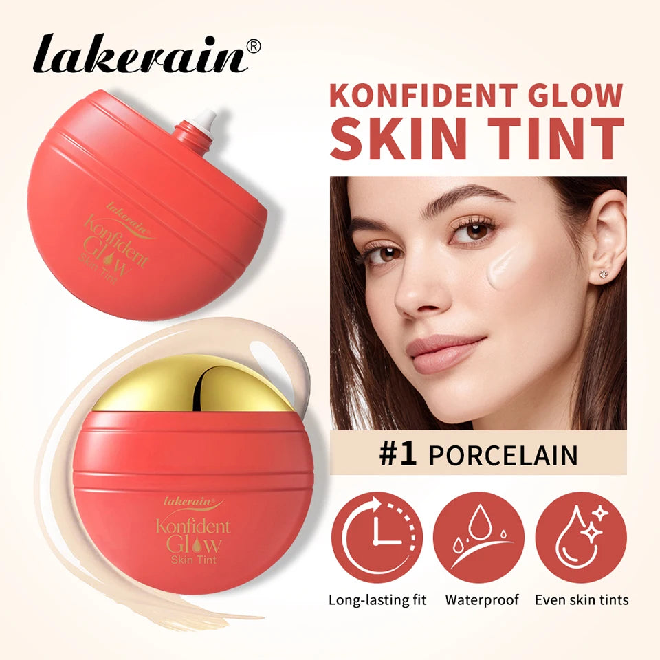 Daily Makeup Routine Hydrating Glow Skin Tint Foundation Light Coverage