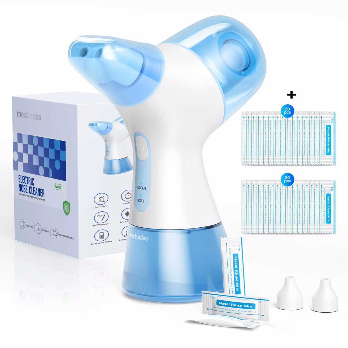 For Nasal Discomfort Electric Sinus Rinse Machine with Dual Water Tank