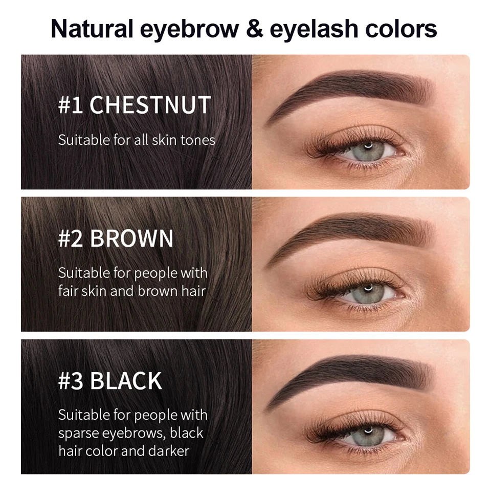 Daily Makeup Eyelash And Brow Tint Kit For Natural Bushy Look