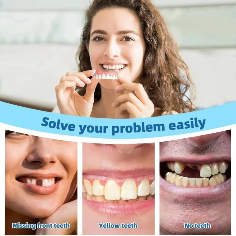 Daily Smile Cosmetic Dentures Natural Fit Smile Enhancer for Daily Use