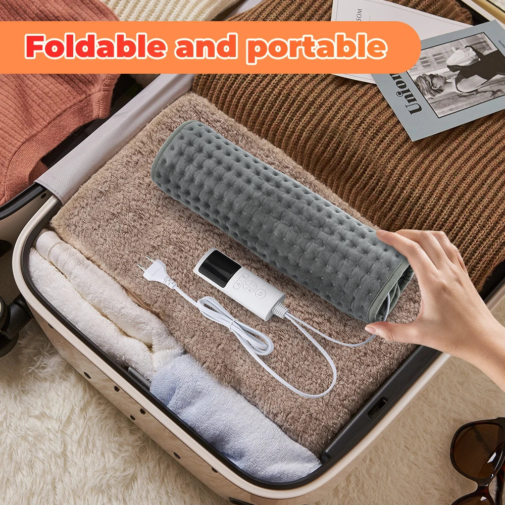 Office Desk Foot Warmer Electric Heating Pad with Nine Heat Settings