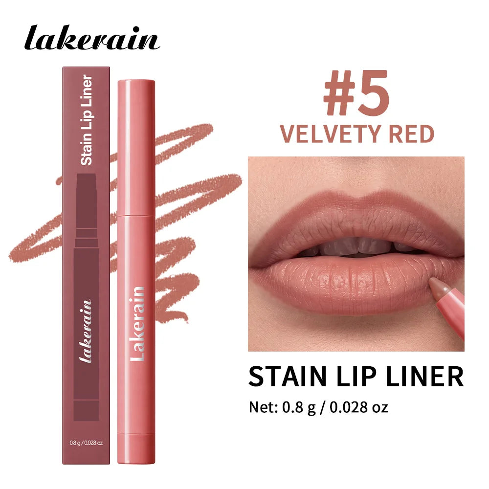 Daily Makeup Stain Lip Liner Pencil for Long Lasting Matte Definition - 22