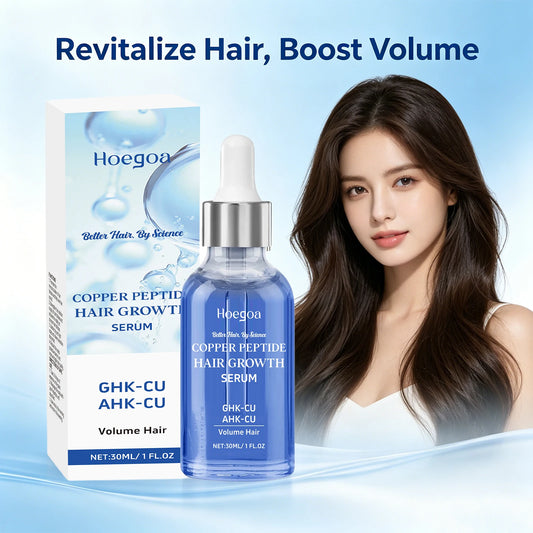 Dry Hair Copper Peptide Hair Serum for Scalp Hydration and Strength