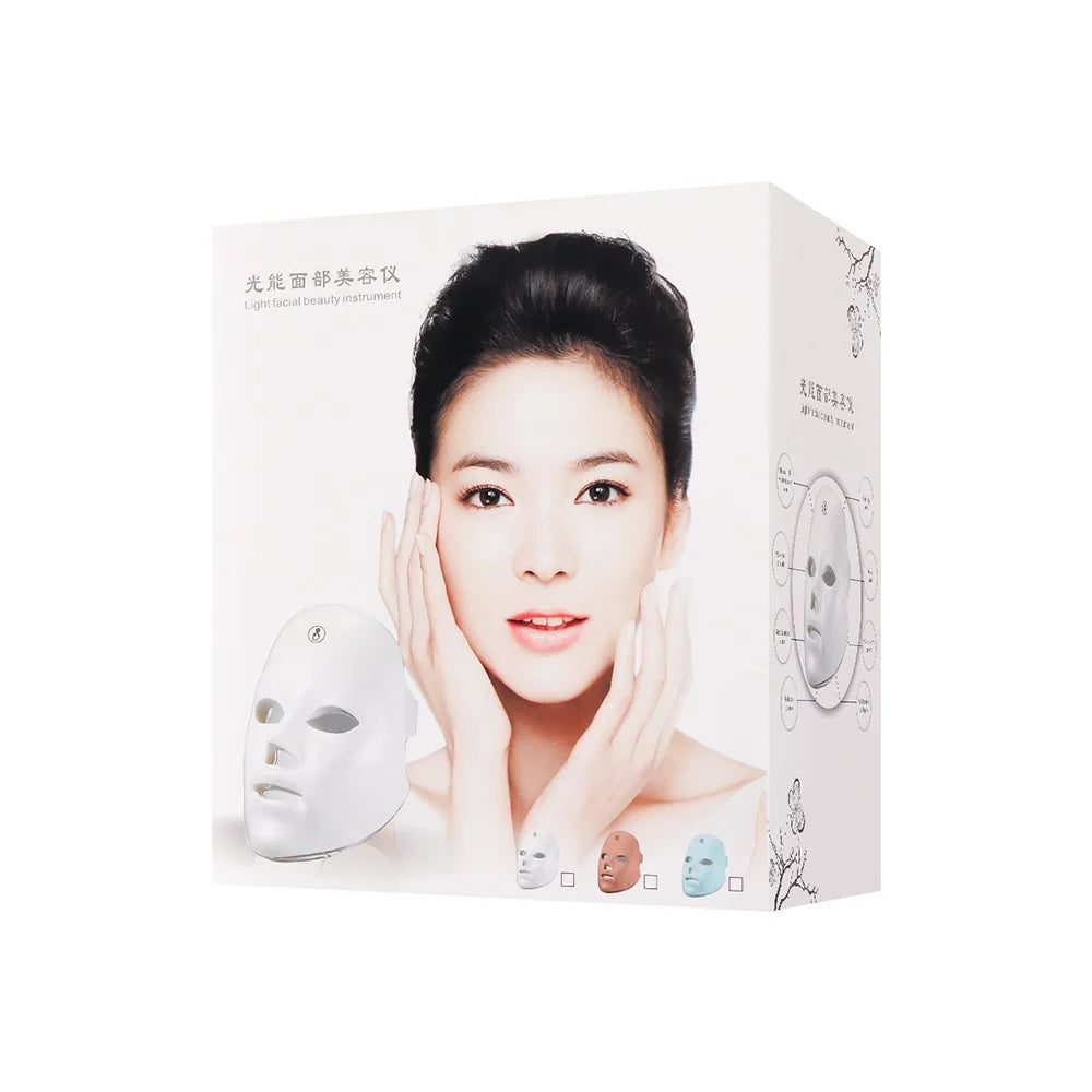 Home Spa Rechargeable LED Mask for Skin Rejuvenation and Lifting