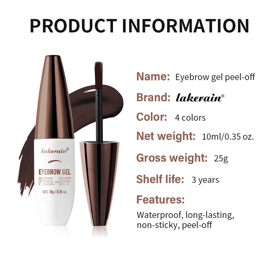 Daily Makeup Routine Eyebrow Gel Tattoo for Long Lasting Waterproof Wear - 18
