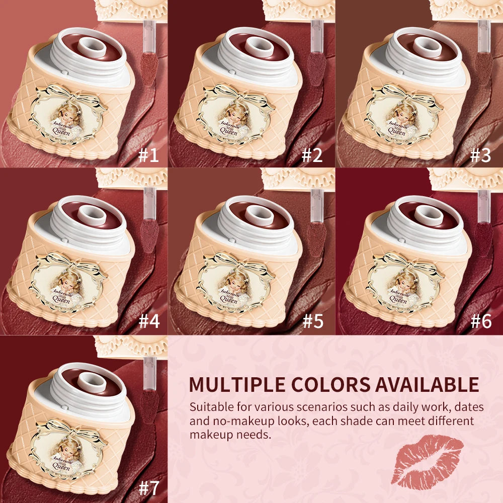 Daily Makeup Strawberry Cake Lip Mud Long Lasting Velvet Lip Cream