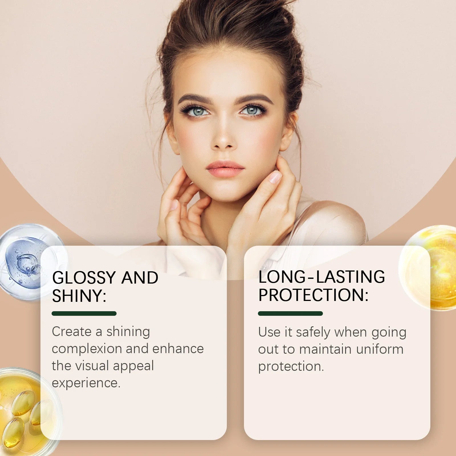Beach days glowing body oil with SPF 45 coconut protection - 8
