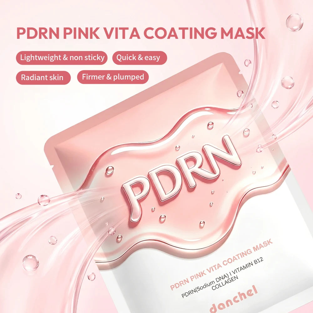 Daily Skincare Korean Salmon DNA PDRN Pink Vitamin Sheet Mask Hydration