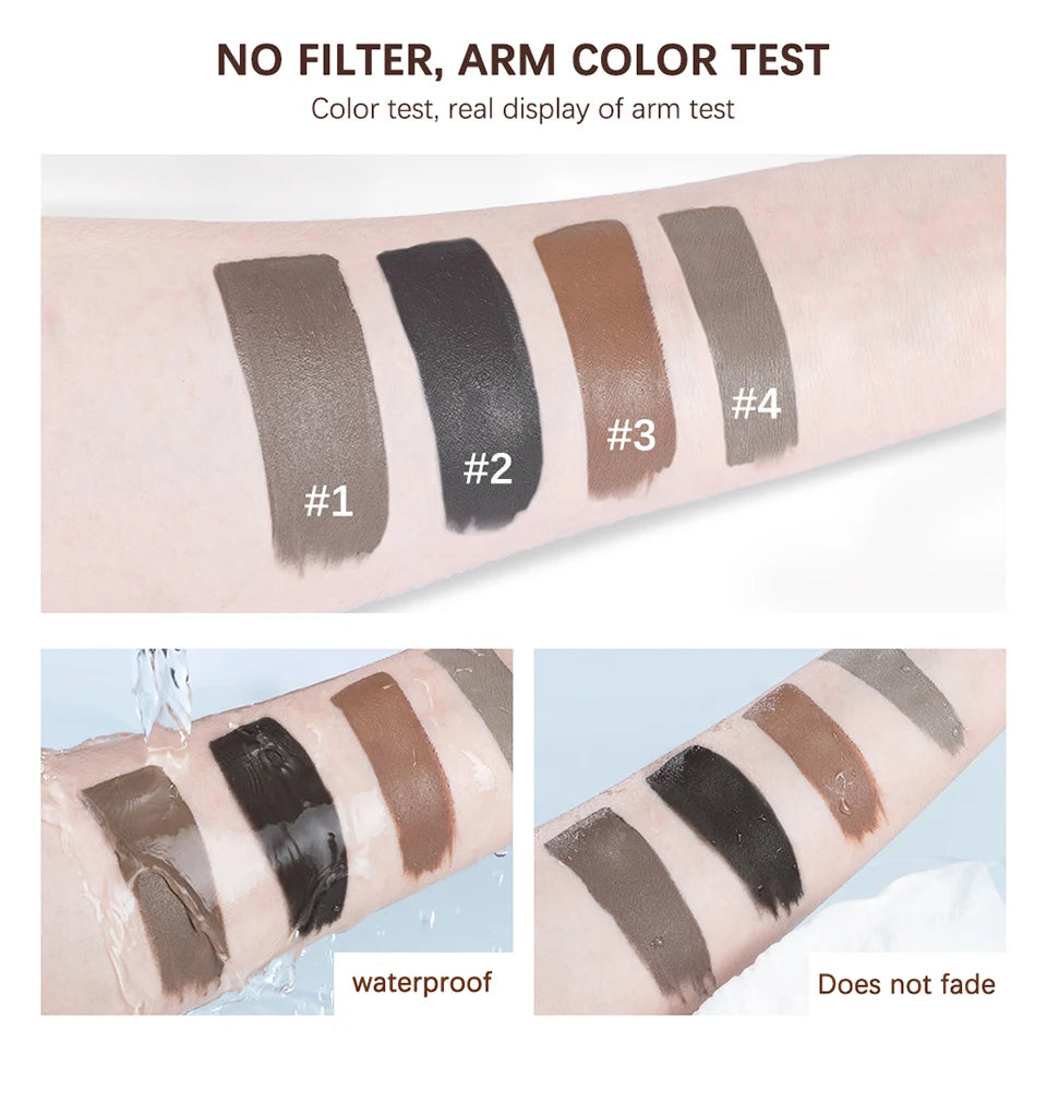 Daily Makeup Routine Waterproof Eyebrow Gel Set for Natural Long-Lasting Wear - 11