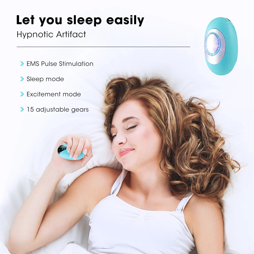 Bedtime Handheld Sleep Aid Device with LCD Screen for Easy Relax Helper