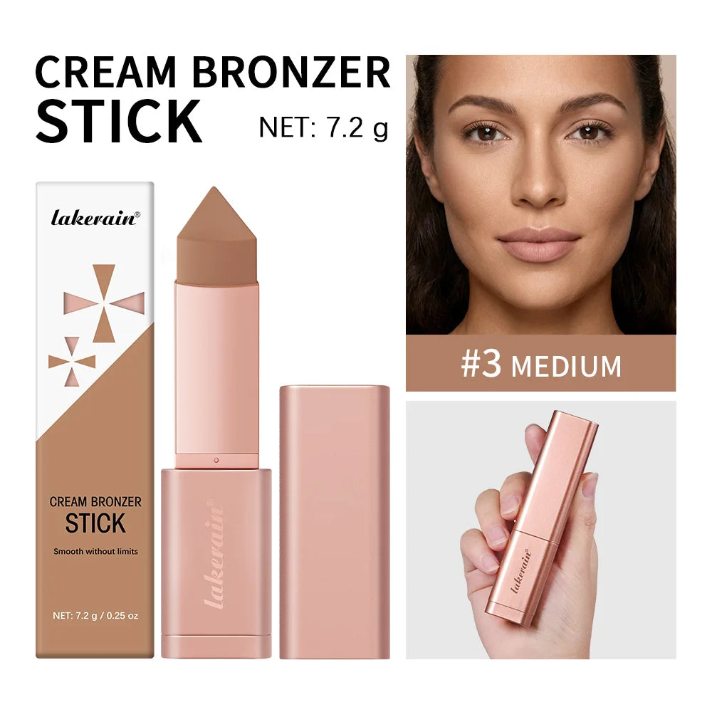 Daily Makeup Routine Contour Bronzer Stick for Sculpted Looking Face - 25