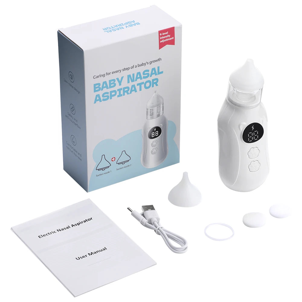 Nursery Nasal Aspirator gentle electric nose cleaner for stuffy babies