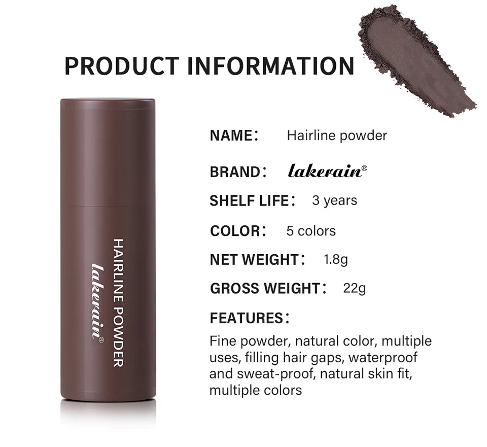 Daily hairline shaping hairline shadow powder root cover up stick
