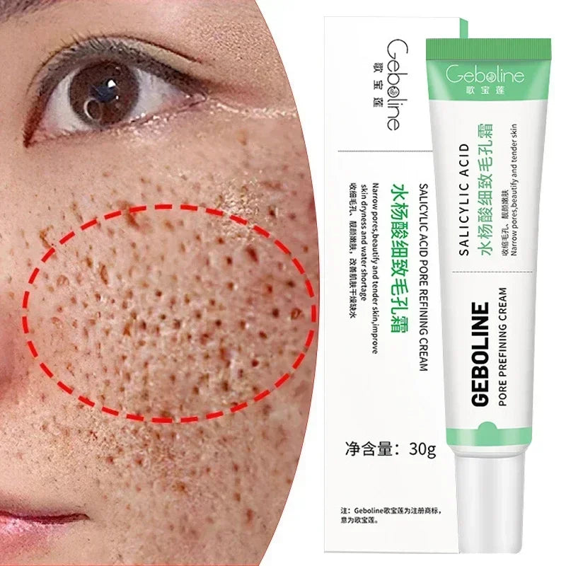 facial skin pore shrinking cream for smoother texture