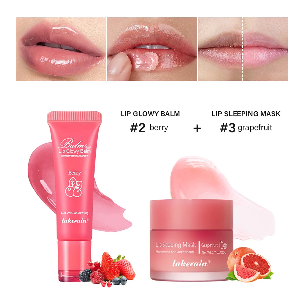 Daily Care Lip Balm and Mask Set for Smooth and Hydrated Lips - 32