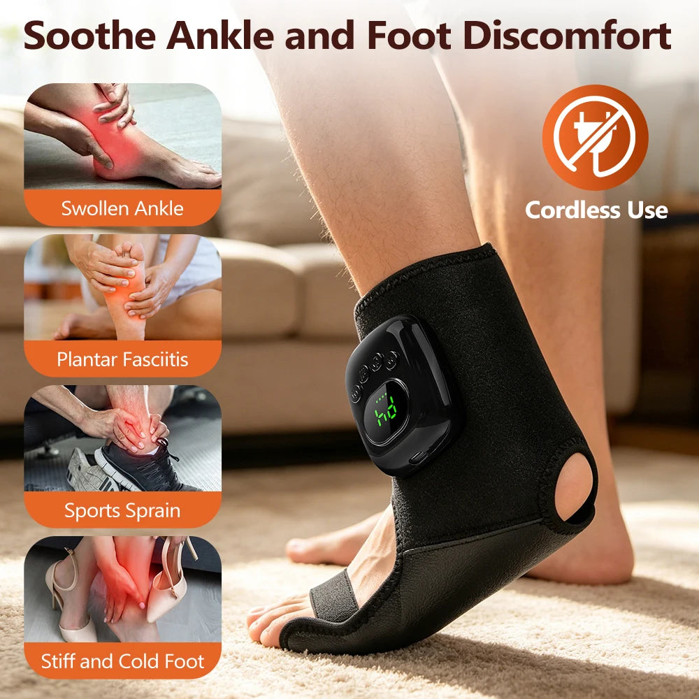 At home Cordless Wrist Massager with heat therapy and air compression - 27