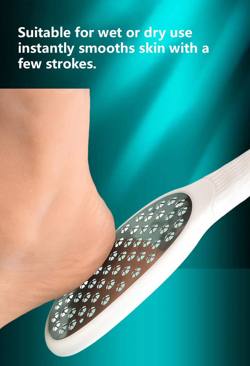 home pedicure care stainless steel foot file for cracked heels removal - 11