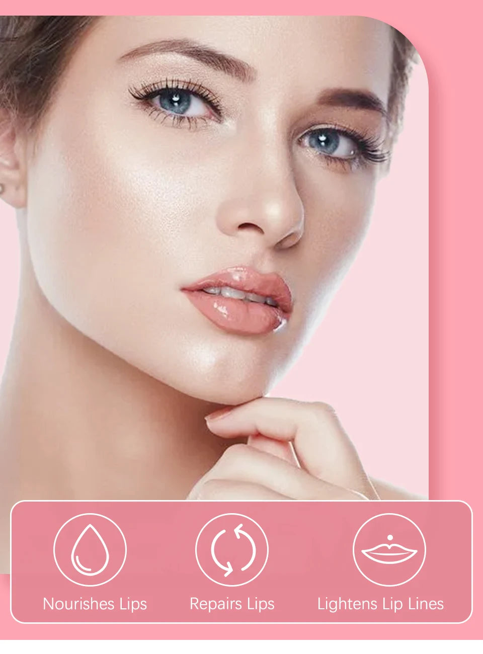 Daily Makeup Lip Oil Plumping Lip Gloss for Hydrated Shine