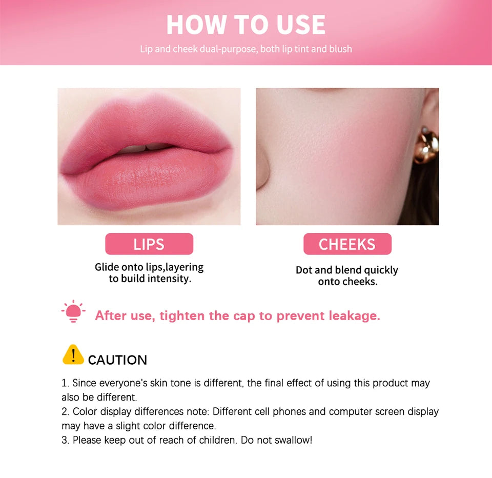 Daily Makeup Routine Lip Tint Stain For All-Day Wear And Hydration - 15