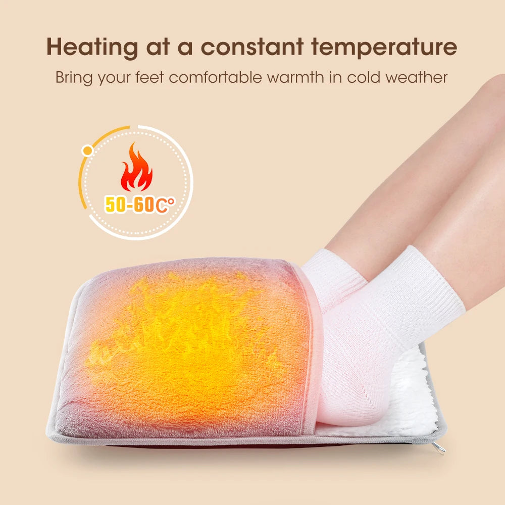 Office Desk Foot Warmer Electric Heating Pad with Nine Heat Settings - 21