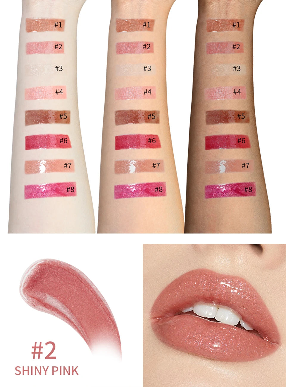 Daily Makeup Routine Lip Luminizer Gloss for Long Lasting Hydration - 12