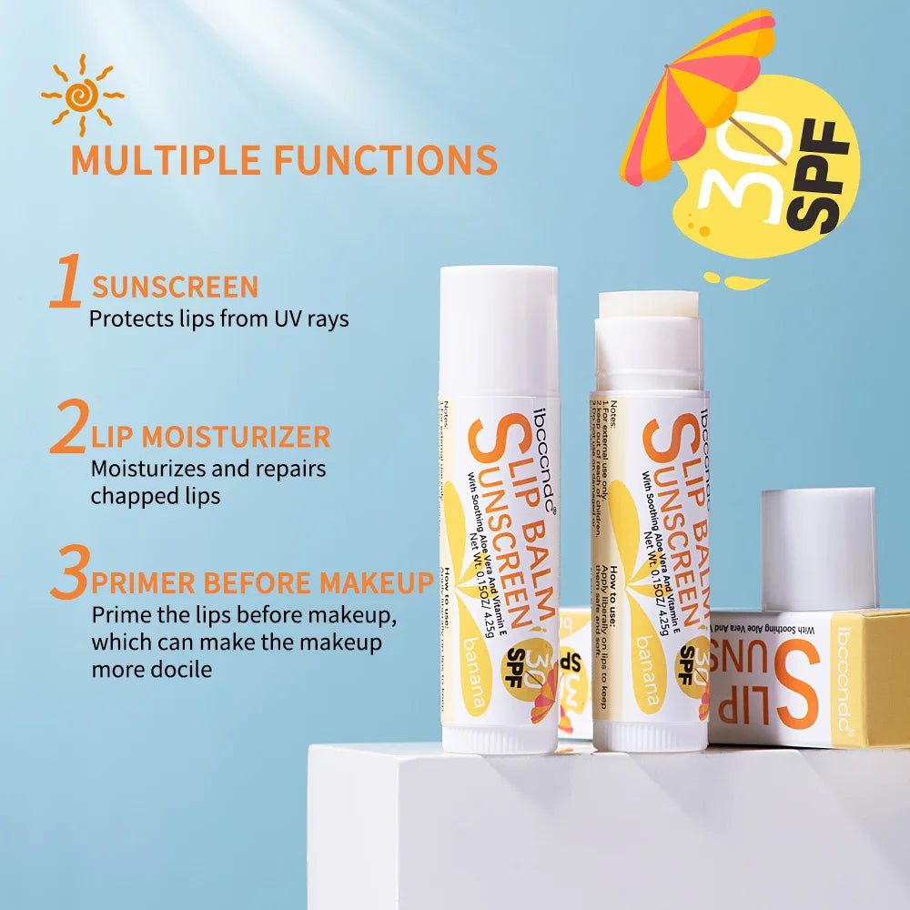Outdoor Sunny Days Sunscreen Lip Balm UV Protection and Daily Moisture Care