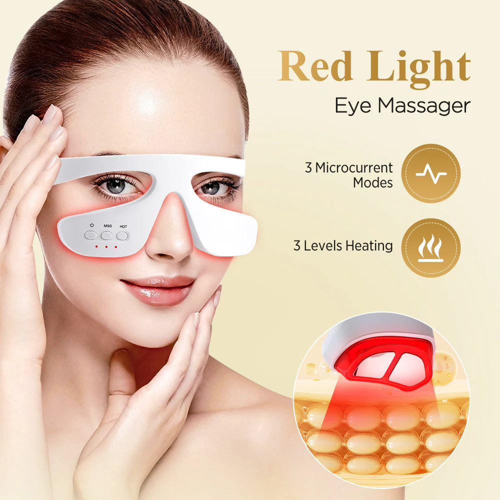 Daily eye fatigue visual 3d eye massager red light relief tool - 13