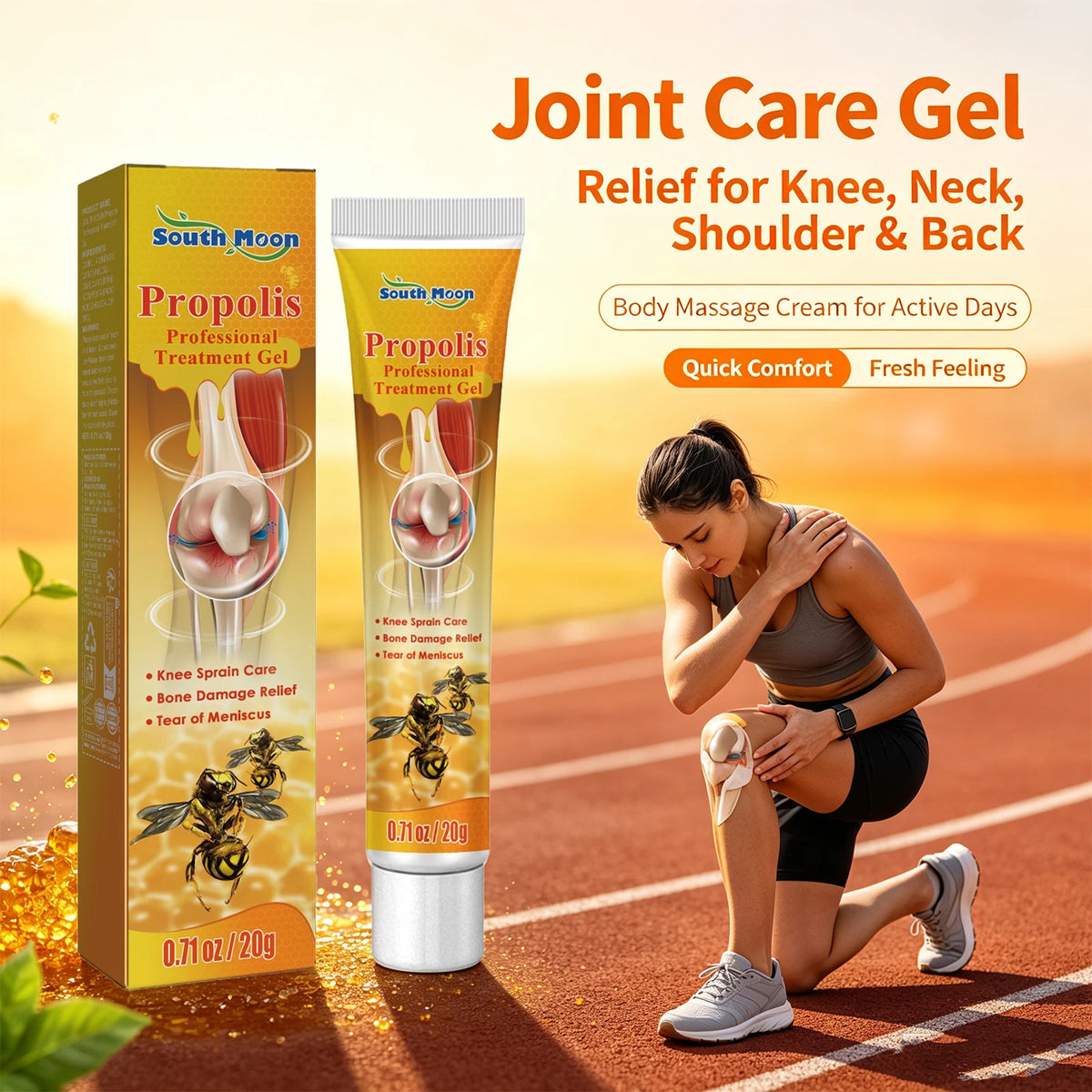 Post Workout Joint Care Gel for Knees Back Neck and Shoulders