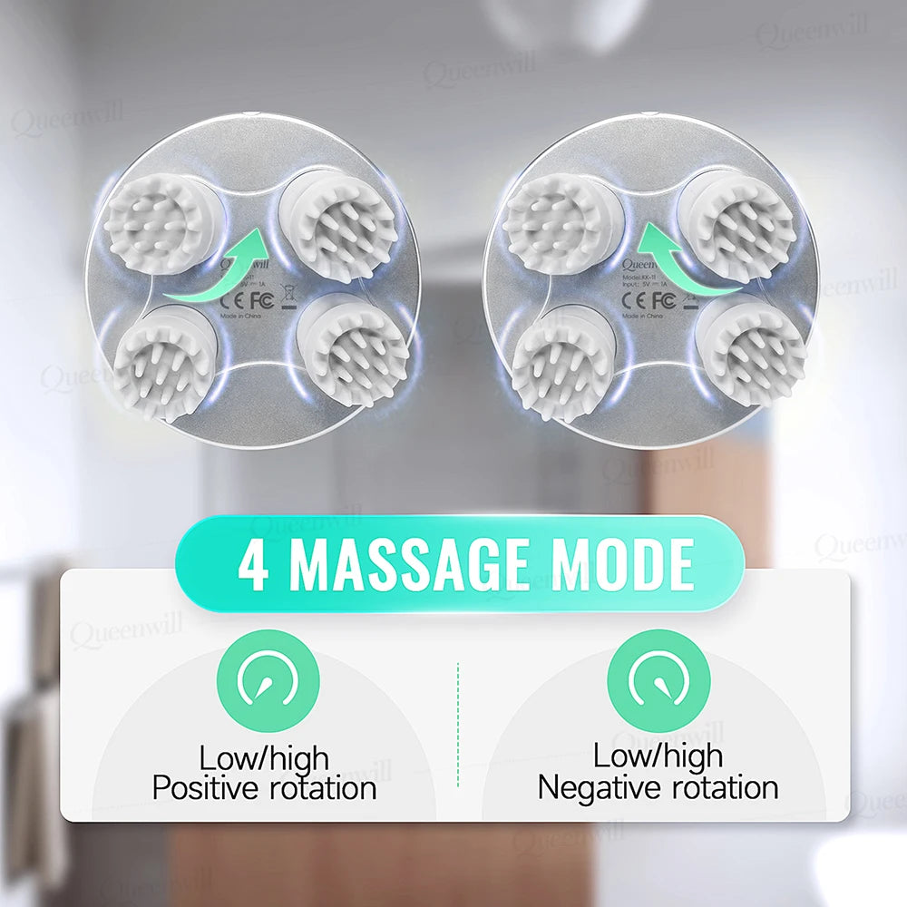 Home and Travel Water and Nasal Irrigator Combo with Head Massager - 33