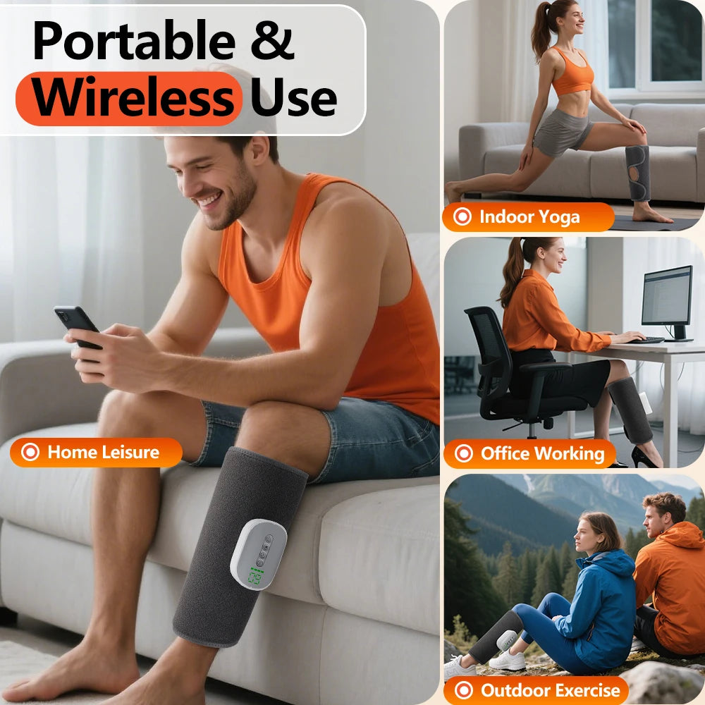 Relaxing at home wireless calf massager for sore leg relief - 5