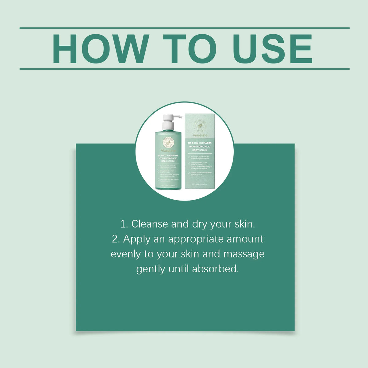 Dry Skin Hyaluronic Acid Body Serum for Deep Hydration and Smooth Skin