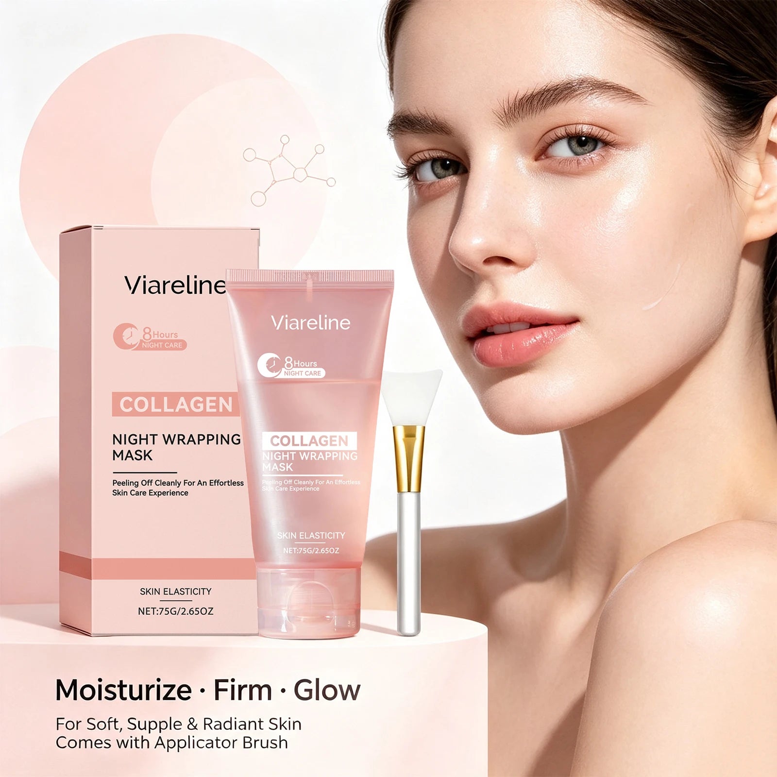 Overnight Skincare Routine Collagen Night Wrapping Peel Off Mask - 5