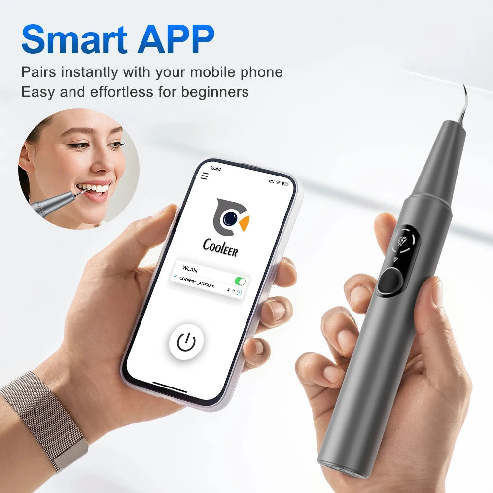 Bathroom Ultrasonic Dental Scaler with HD Camera for Plaque Removal - 9