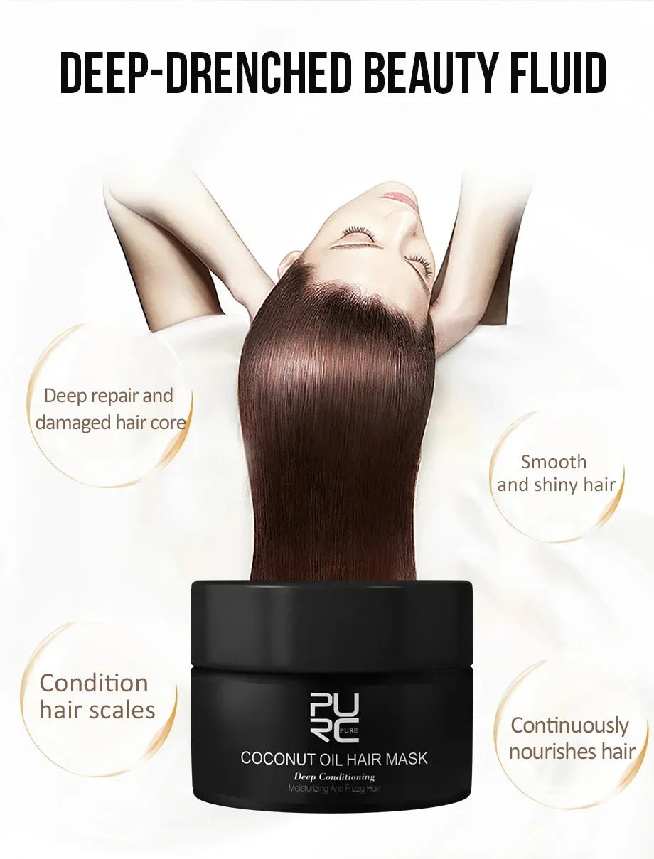 Dry Damaged Hair Keratin Hair Mask for Deep Moisture and Repair - 10