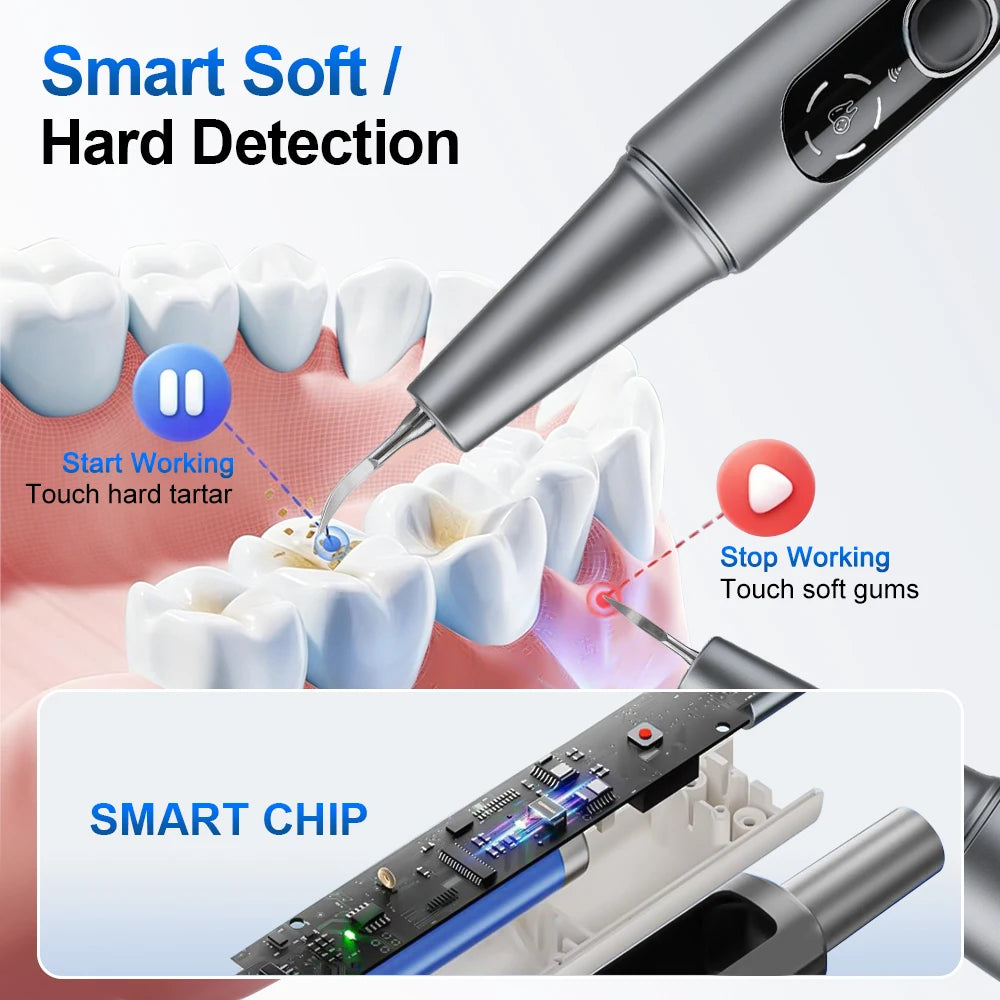 Bathroom Ultrasonic Dental Scaler with HD Camera for Plaque Removal - 11